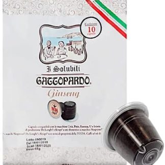 10 capsule Ginseng compatibili con Nespresso Gattopardo