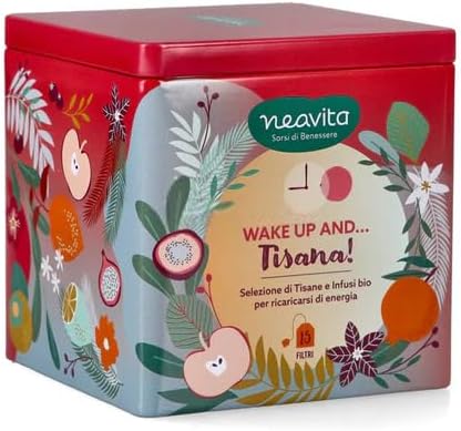 Tisane bio in Cofanetto in Latta Wake Up 15 Filtri Misti