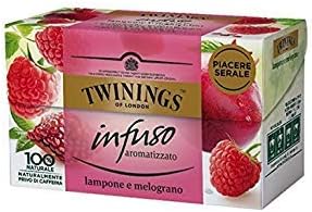 Twinings - Infusi Aromatizzati al Lampone ed Melograno (40 Bustine)
