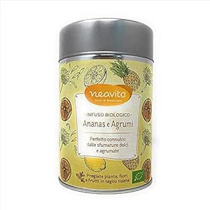 Neavita Silver Tin - Infuso Biologico Ananas E Agrumi, 100g
