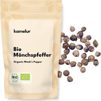 Kamelur Pepe monastico biologico da 500 g, ideale come tisana
