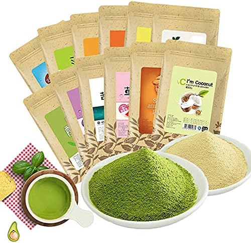 100g 32 tipi di tè cinese matcha tè verde in polvere profumato tè in polvere maschera in polvere (17 lecitina di soia in polvere 100g)
