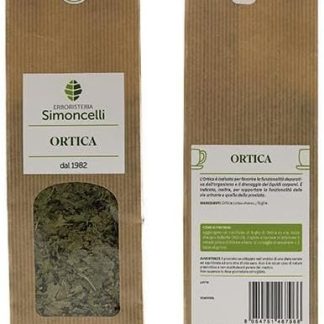 Tisana Ortica 100 grammi - Erboristeria Simoncelli - Infuso Detox a Base di Foglie di Ortica per il Drenaggio dei Liquidi Corporei e il Benessere della Prostata