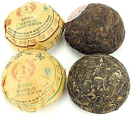 2 * 100 g di gusti diversi Yunnan Phoenix Pu'er Tea Raw Tea Shu Pu'er Tea Tuocha
