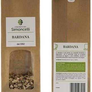 Tisana Bardana 100 grammi - Erboristeria Simoncelli - Infuso Detox con Bardana per la Depurazione del Fegato e la Regolazione del Metabolismo