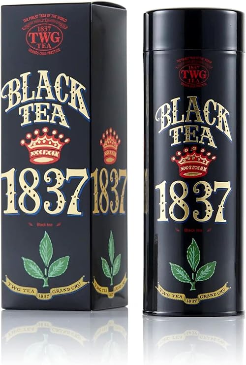 TWG Singapore - The Finest Teas of the World - Tè Nero 1837 - Lattina da 100gr di Haute Couture