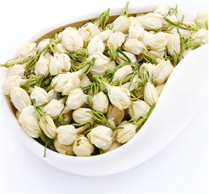 50g (0,11LB) di grado superiore del tè del fiore del gelsomino Tè verde cinese fresco del tè della primavera di nuovo tè