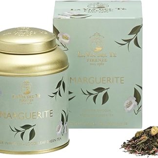 La via del te Marguerite - Le Signore delle Camelie Tè verde a foglia intera - Lattina da 100 grammi