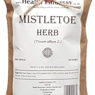 Vischio Erba (Visci Herba - Viscum Album L) / Mistletoe Herb - Health Embassy - 100% Natural (100g)