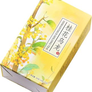 aqxreight Bustine di tè Oolong Osmanthus Fragrans Confezione Triangolare da 20 Pezzi per L'home Office