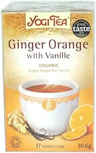 Yogi Tea - Ginger Orange with Vanilla - 30.6g (Case of 6)