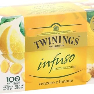 Twinings - Infusi Aromatizzati al Limone e Zenzero (40 Bustine)