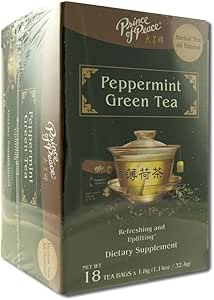 Prince of Peace·?? Peppermint Herbal Green Tea (18 Tea Bags) by Prince Of Peace