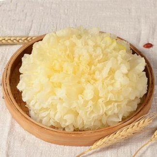 250g Tisana Naturale Biologica Essiccata Al Fungo Bianco Tisana Tradizionale Naturale E Biologica Presenta Un Sapore Intenso Con Una Pelle Liscia E Dolce Che Migliora Cottura Dopo L'ammollo