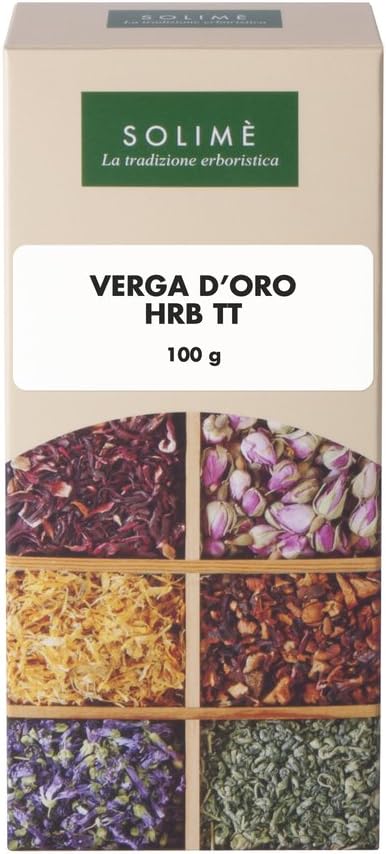 Verga D'Oro Erba Taglio Tisana - 100 g - Prodotto made in Italy
