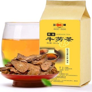 250g (0.551LB) Tè alle erbe cinese Bardana essiccata Tè tagliato alla radice d'oro Tè alla nuova fragranza Tè verde Tè ai fiori per la cura della salute Cibo verde sano di prima qualità