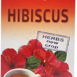 Tisana all'ibisco - 20 bustine filtro, tè rinfrescante puro e naturale, tè Karkade