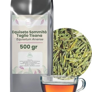 PATRIZIO BRESEGHELLO - Sommità di Equiseto per Depurazione del Corpo 500 g - Tisana Drenante e Diuretica - Equiseto Naturale Senza Aromi Aggiunti