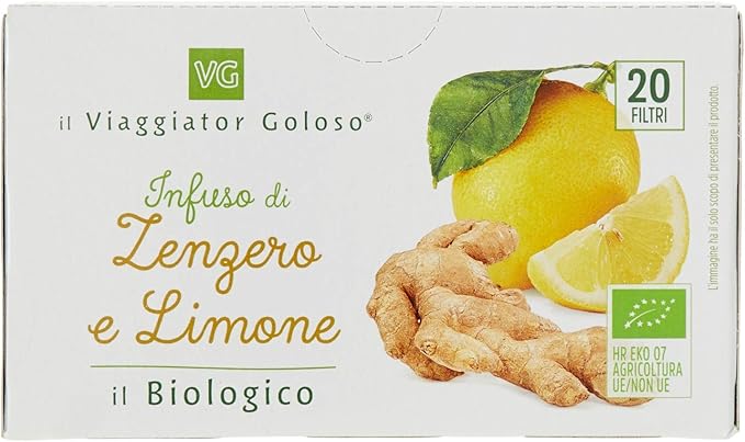 il Viaggiator Goloso Il Biologico Infuso Zenzero & Limone, 20 Filtri