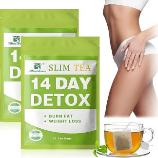 28 Giorni Detox Tea Naturale, Tè Modellante, Promuove il Metabolismo, con Foglie di Tè, per Uomo e Donna