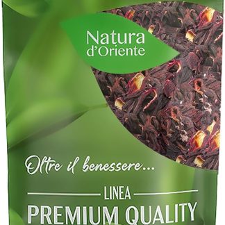 NATURA D'ORIENTE | Karkade' (Fiori Di Ibisco) 100g | Naturale 100% Senza conservanti