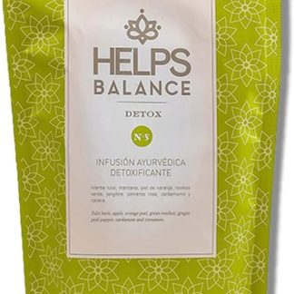 HELPS INFUSI - Infuso disintossicante con basilico e zenzero. Infuso ayurvedico purificante. Aiuto purificante. Sacco sfuso da 70 grammi.
