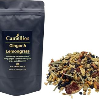 Tè Zenzero e Citronella, Tè alle Erbe Sfuso, Camellios (100g)