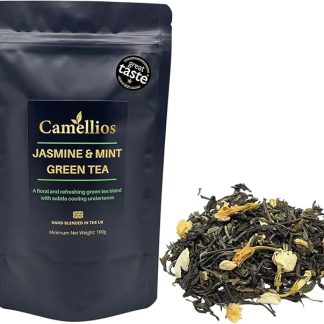 Tè Verde Gelsomino e Menta, Tè Verde Sfuso, Camellios (100g)
