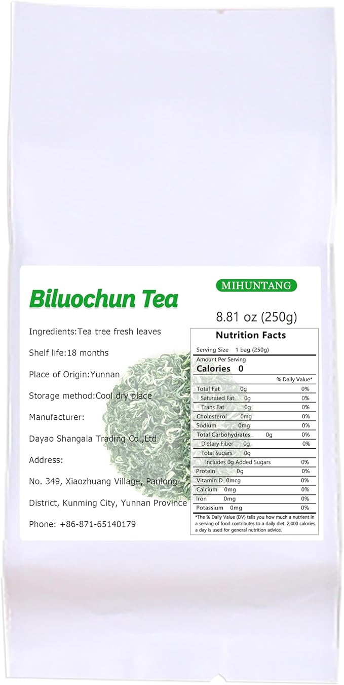 BiLuoChun Spring New Tea 250g Bi Luo Chun Tè verde a foglie sciolte