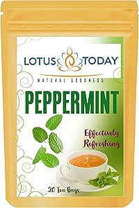 Lotustoday Tè alla menta piperita pura (1)