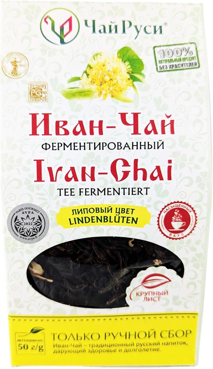 Tè Ivan Chai con fiori di tiglio fermentato, 50 g