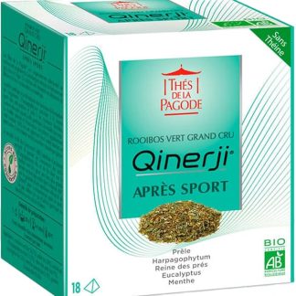 Tè Pagoda Rooibos Verde Qinerji Dopo Sport Bio 18 Bustine