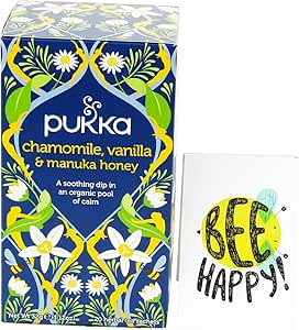 PUKKA - Tisana alla Camomilla Biologica con Vaniglia e Miele di Manuka - 20 Filtri