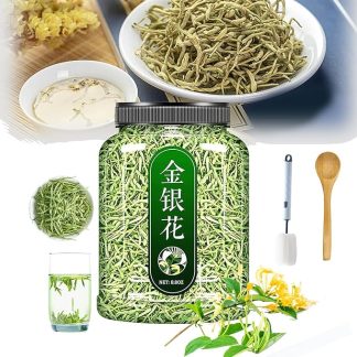 Germogli di caprifoglio biologico, 100% puro naturale miele succhiare, boccioli di miele biologico puro naturale, boccioli di caprifoglio raccolti a mano e essiccati naturalmente, per integrazione