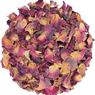 1000Kräuter Petali di Rosa Rossi Commestibili Tè ai Petali di Rosa (100g)