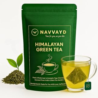 NAVVAYD Himalayan Green Tea, 15 Tea Bags