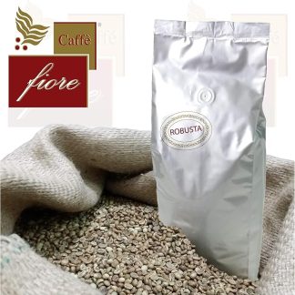 2 Kg. Caffè Verde crudo in grani Qualità Robusta Torrefazione Caffè fiore