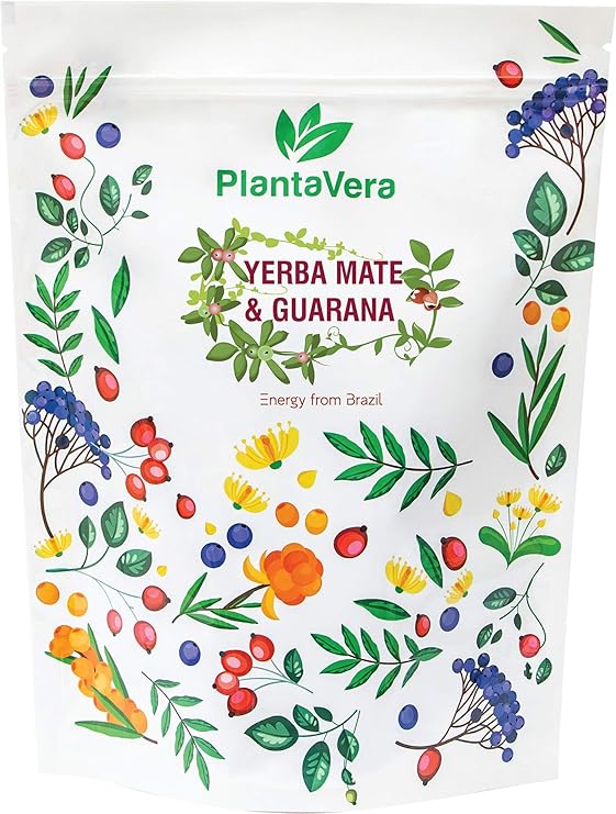 Planta Vera Yerba Mate Despalada + Semi di Guaranà a Fette 900g