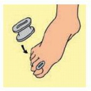 Gel Toe Separator M Toe Retractor