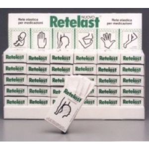 White Pre-Cut Elastic Retelast Tubular Net For Leg