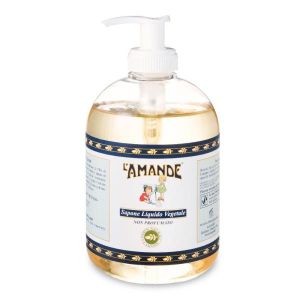 L'amande Marseille Vegetable Liquid Soap Essential Oils Without Perfume 500ml