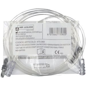 Aerosol Hose 1.5m Length + Female/Female Fitting + 2 Adapters