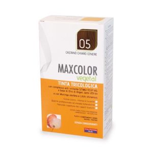 Краска для волос Max Color Vegetal Trichological Hair Dye № 05 Светло-коричневый пепельный 140 мл