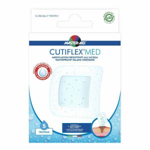 Master-aid Cutiflex Transparent Waterproof Adhesive Dressing 14x14 5 Pieces