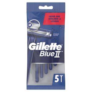 Набор из 5 одноразовых бритв Gillette Blue II Slalom.