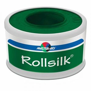 Master-aid Rollsilk White Artificial Silk Patch M 5 X 1.25 Cm