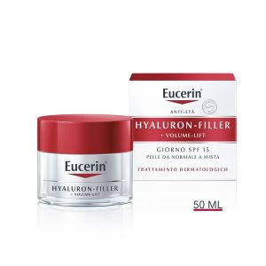 Дневной крем Eucerin с гиалуроновым филлером и лифтинг-объемом для нормальной кожи, 50 мл