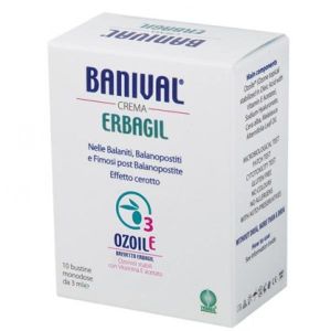 Banival patch effect vaginal emollient cream 10 sachets 3 g