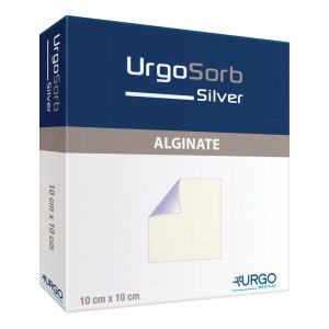 Urgosorb Silver Antibacterial Dressing 10x10cm 10 Pieces