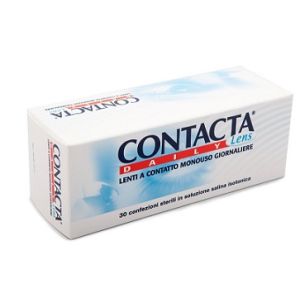 Contacta Daily Lens Disposable Contact Lenses For Myopia Diopter -3.50 30 Lenses